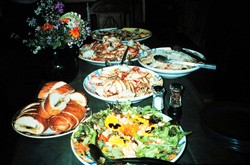 Dinner at Vargas Island Lodge